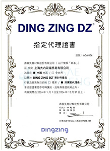 2024 DING ZING DZ Designated agent certificate